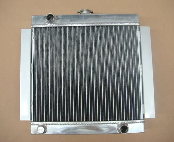 Aluminium Race Radiator, Passer til 1968-1980 Ford Escort, Tre-rækket Design, Holdbar Konstruktion
