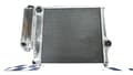Miniatyrbild 1 av 4: Aluminiumkylare för BMW E36, 520 mm x 433 mm kärnstorlek, 34 mm tjocklek, kompatibel med M44 och M42 motorer.