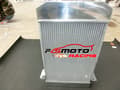 Miniatyrbild 4 av 4: Aluminiumkylare för Triumph TR2 TR3 TR3A TR3B, 3-radig design, hög kylprestanda, lätt aluminium