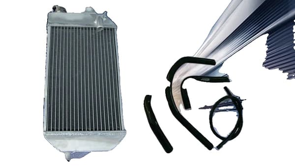 Yamaha Banshee 350 Aluminiumkylare, Hållbar Konstruktion, Förbättrad Kylningseffektivitet,svart