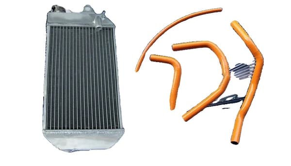 Yamaha Banshee 350 Aluminiumkylare, Hållbar Konstruktion, Förbättrad Kylningseffektivitet,Orange