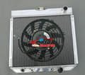 Miniatyrbild 2 av 4: Aluminiumkylare, 3-radig design, 52 mm tjock, inkluderar kylartopp