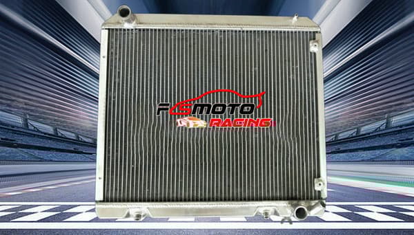 Aluminiumkylare, passar Mercedes Benz W113 280SL, kärnstorlek 17 3/8"x22 3/8", hållbar aluminiumkonstruktion