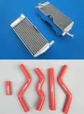 Miniatyrbillede 2 af 2: Aluminiumradiator, forbedret kølekapacitet, holdbar konstruktion,RØD