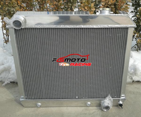 Aluminiumkylare för Chevy C10/C20/C30, 3-radig design, kraftig kylning, TIG-svetsad konstruktion