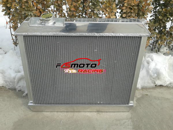 Aluminiumkylare för Chevy C10/C20/C30, 3-radig design, kraftig kylning, TIG-svetsad konstruktion