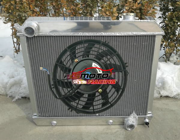 Aluminiumkylare för Chevy C10/C20/C30, 3-radig design, kraftig kylning, TIG-svetsad konstruktion