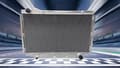 Miniatyrbild 2 av 4: Aluminiumkylare för Toyota Landcruiser, 3-radig design, kärnstorlek 725mm x 425mm, inlopp/utlopp 38mm