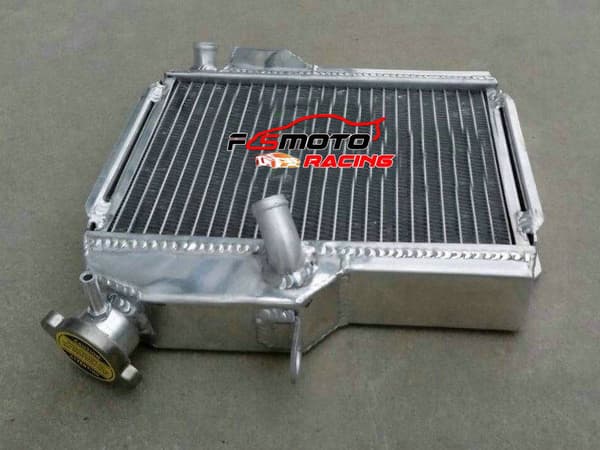Aluminiumkylare för Yamaha TZM150, Ökad kylkapacitet, TIG-svetsad, Spegelpolerad yta