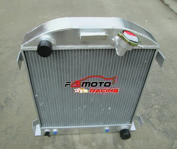 3-radig aluminiumkylare, perfekt passform för 1932 Ford, förbättrad kylprestanda, lätt och hållbar design