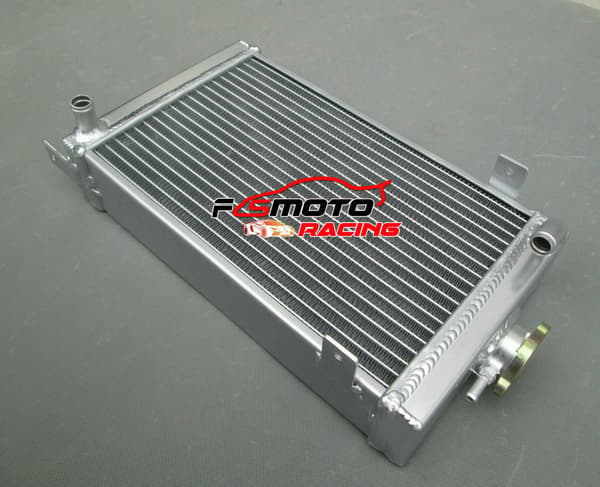 Aluminium Radiator til Go-Kart, 3 Rækker, Kraftig Design, Forbedret Kølekapacitet