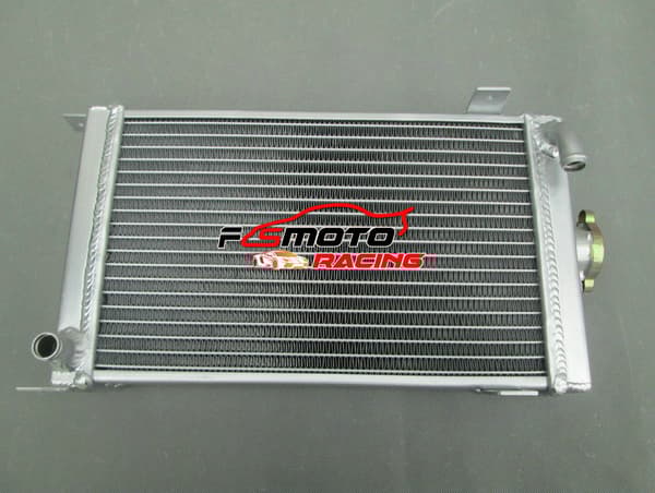 Aluminium Radiator til Go-Kart, 3 Rækker, Kraftig Design, Forbedret Kølekapacitet