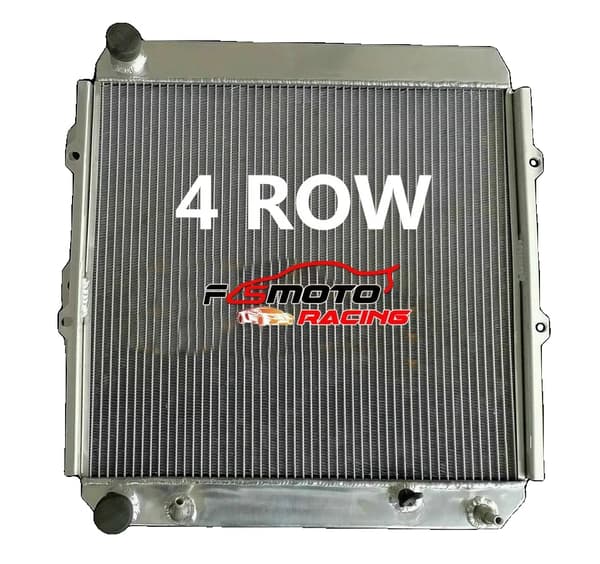 Aluminiumkylare, 4-radig design, direkt ersättning, passar Toyota Land Cruiser 1990-1993