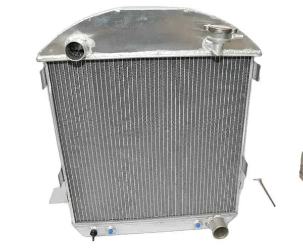 Aluminiumkylare, Optimal Kylprestanda, Helt i Aluminium, Perfekt Passform för Klassiska Bilar