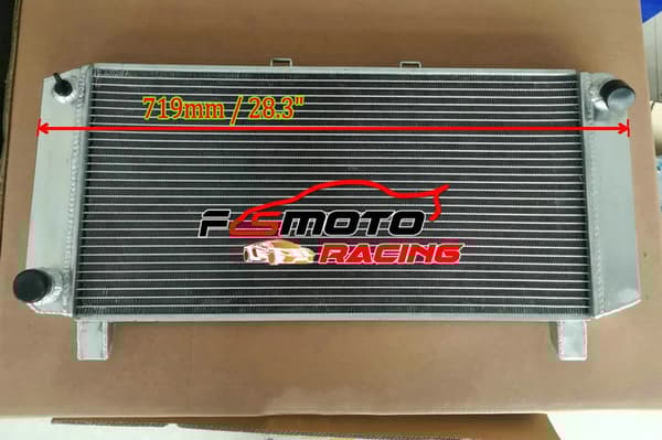 Aluminiumkylare, passar Lotus Esprit S3, 2-radig design,Endast radiator