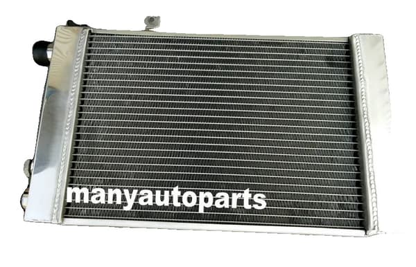 Aluminium Radiator Kit, Kompatibel med Lotus Europa Coupe, Inkluderer Blæser og Skærm,kun radiator