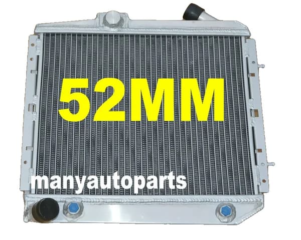 Aluminiumkylare för Renault 5 Super 5/R5 GT Turbo, 52MM tjocklek, förbättrad kylning, hållbar konstruktion