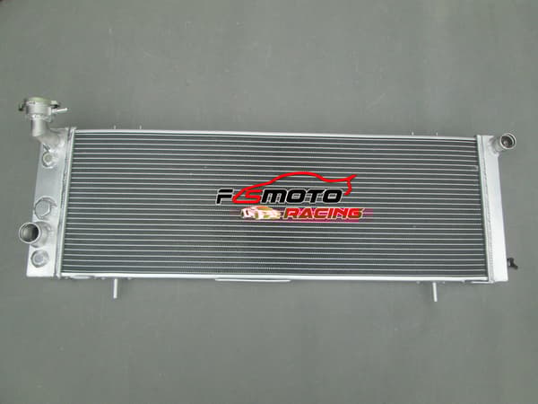 Aluminiumkylare för Jeep Cherokee XJ/Comanche, förbättrad kylkapacitet, kraftig design, perfekt passform