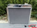 Miniatyrbild 2 av 4: Aluminiumkylare, optimerad kärnstorlek 550 mm x 505 mm, 3-radig design, kompatibel med Chevy V8 1955-1959