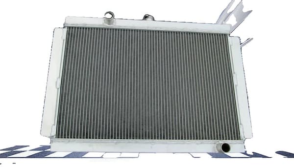 Aluminiumkylare för Nissan Datsun Fairlady Z, helt i aluminium, kärnstorlek 618*400*56 mm, totalstorlek 700*490*703 mm.