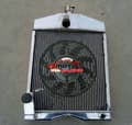 Miniatyrbillede 2 af 4: 4ROW Aluminium Radiator, Øget Kølekapacitet, Holdbar TIG-svejset Konstruktion, Perfekt Pasform til Ford Traktorer