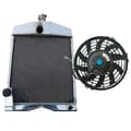 Miniatyrbillede 1 af 4: 4ROW Aluminium Radiator, Øget Kølekapacitet, Holdbar TIG-svejset Konstruktion, Perfekt Pasform til Ford Traktorer