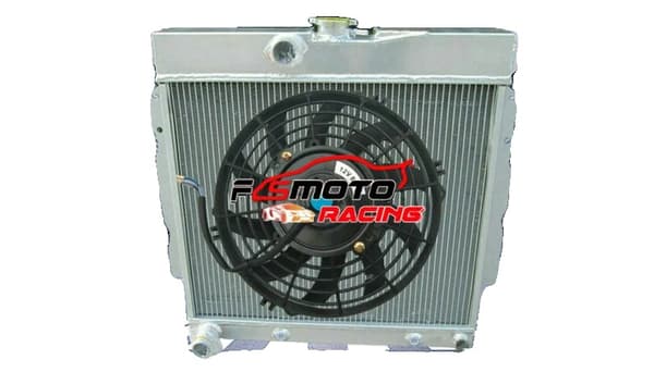 Plymouth Valiant Dodge V8 Aluminium Radiator, Optimal Køleydelse, Holdbart Design, Nem Installation