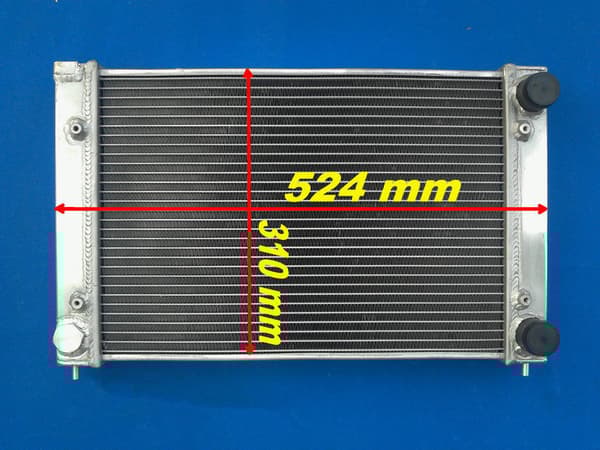 Alumiininen jäähdytinrakennelma, yhteensopiva VW MK2 -malleille, parannettu jäähdytysuudistus, kestävä rakenne