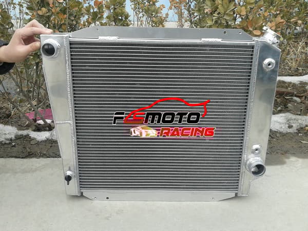 Aluminiumkylare, passar 1966-1977 Ford Bronco, 3 rader, helt i aluminiumkonstruktion