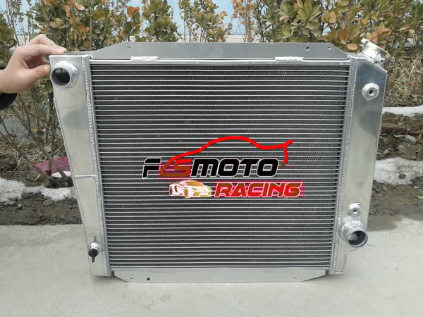 Aluminiumkylare, passar 1966-1977 Ford Bronco, 3 rader, helt i aluminiumkonstruktion