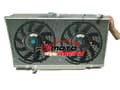 Miniatyrbild 1 av 2: Radiator för Nissan Patrol GU Y61, Hållbar aluminiumkonstruktion, Utmärkt kylprestanda,Radiator och 2 fläktar