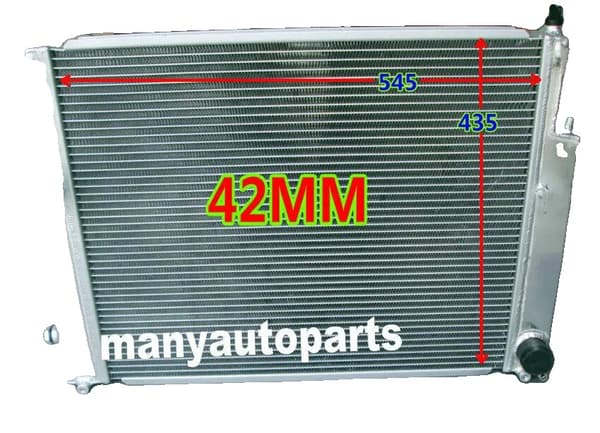 Aluminium radiator til BMW E36 M3 Z3, 2 rækker, kraftig køling