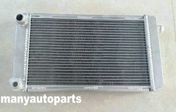 Aluminiumkøler til MG MIDGET 1500, kerne størrelse 420 × 260 mm, samlet størrelse 550 × 285 mm,Kun radiator