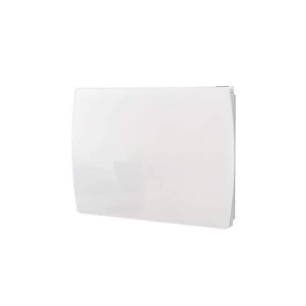 Fast elektrisk radiator med tør keramisk inerti 1000W OCEANIC Rubis - Glasfront - Hvid - NF
