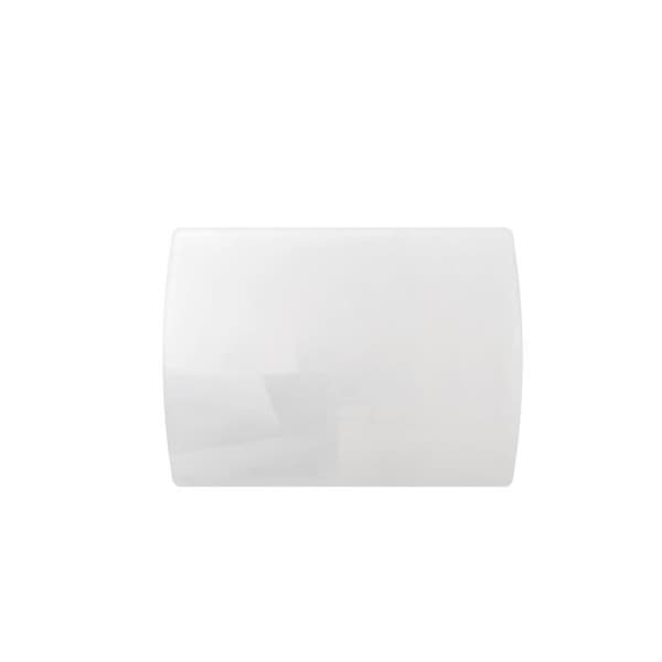 Fast elektrisk radiator med tør keramisk inerti 1000W OCEANIC Rubis - Glasfront - Hvid - NF