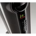 Miniatyrbillede 5 af 5: RADIA DELONGHI oliefyldt radiator - 1500W - 3 varmeniveauer - Real Energy teknologi - Digitalt display - Batteri