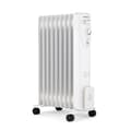 Miniatyrbillede 1 af 6: Elektrisk oliefyldt radiator - 2000 Watt - OCEANIC - 3 effekter - 9 elementer - Mobil - Hvid