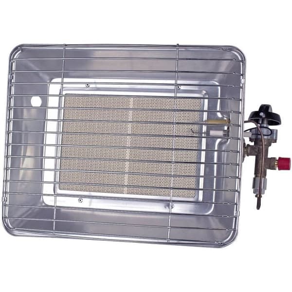 ROTHENBERGER Infrarød byggevarmer - 4200 W - Med trykregulator og slange - Lav - Grå