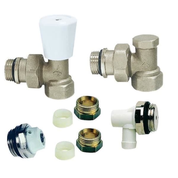 Kit för radiatorkran SR Equerre 1/2