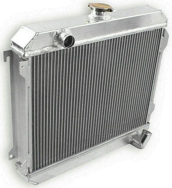 3-rækket aluminiumskøler, 14"x18.8"x2.2" kerne størrelse, 19.44"x21"x5.03" samlet størrelse