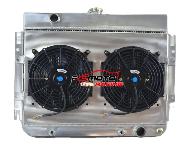Radiator, legering av aluminium, passar L6 V8-modeller