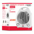 Miniatyrbillede 3 af 5: Vertikal varmeapparat EDM 07204 Hvid 1000-2000 W 1000 - 2000 W
