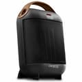 Miniatyrbillede 2 af 3: Bærbar keramisk varmeapparat DeLonghi HFX30C18IW Sort Antracit 1800 W