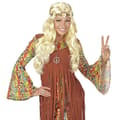 Miniatyrbild 4 av 4: Widmann Hippie eller medeltida peruk med blommor pannband i väska, One Size - 04658