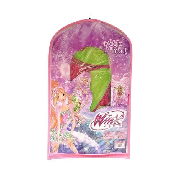 Ciao Flora tynix Winx Club transformationsdräkt för flickor, 7 9 år, grön, rosa, 11236.7 9 - 11236.7-9