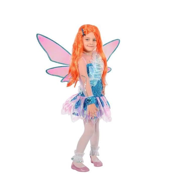 Ciao Bloom tynix Winx Club transformationsdräkt för flickor, 4 till 6 år, blå, rosa, 11235.4 6 - 11235.4-6