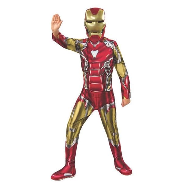 Rubies Rubies Officiell Kostym Avengers Endgame Iron Man Klassisk för Barn Storlek M 5-7 År Höjd 132 cm -
