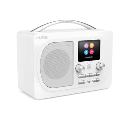 PURE FM/DAB/DAB+ Evoke H4 Bluetooth Hvid