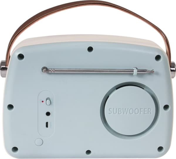 Madison retro radio Bluetoothilla, vaaleansininen