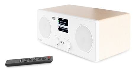 Audizio Bari WIFI Internet stereo radio med DAB+, vit